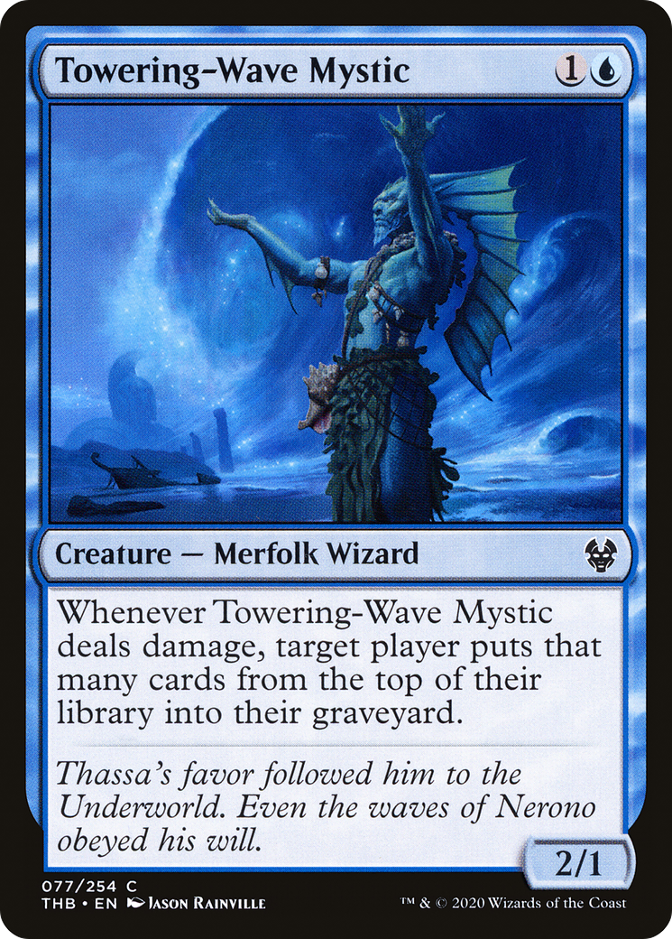 Towering-Wave Mystic (THB-077)  - Theros Beyond Death