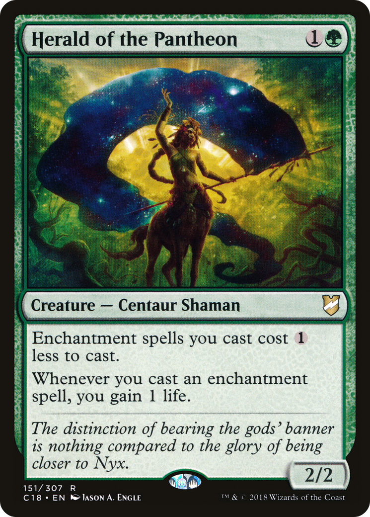 Herald of the Pantheon (C18-151)  - Commander 2018