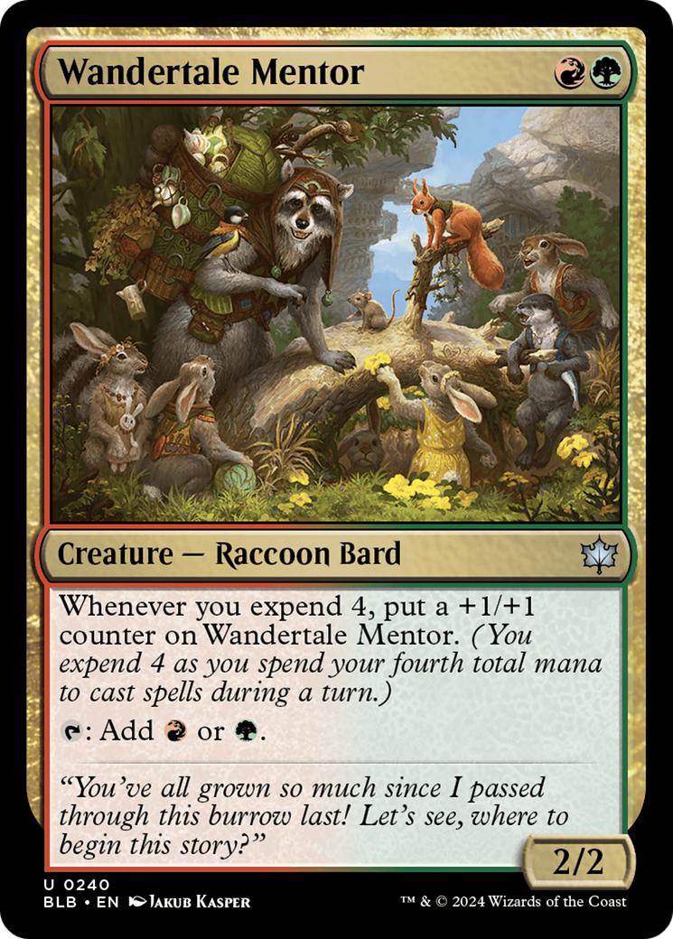 Wandertale Mentor (BLB-240)  - Bloomburrow