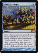 Mass Polymorph (LIST-64/249)  - The List