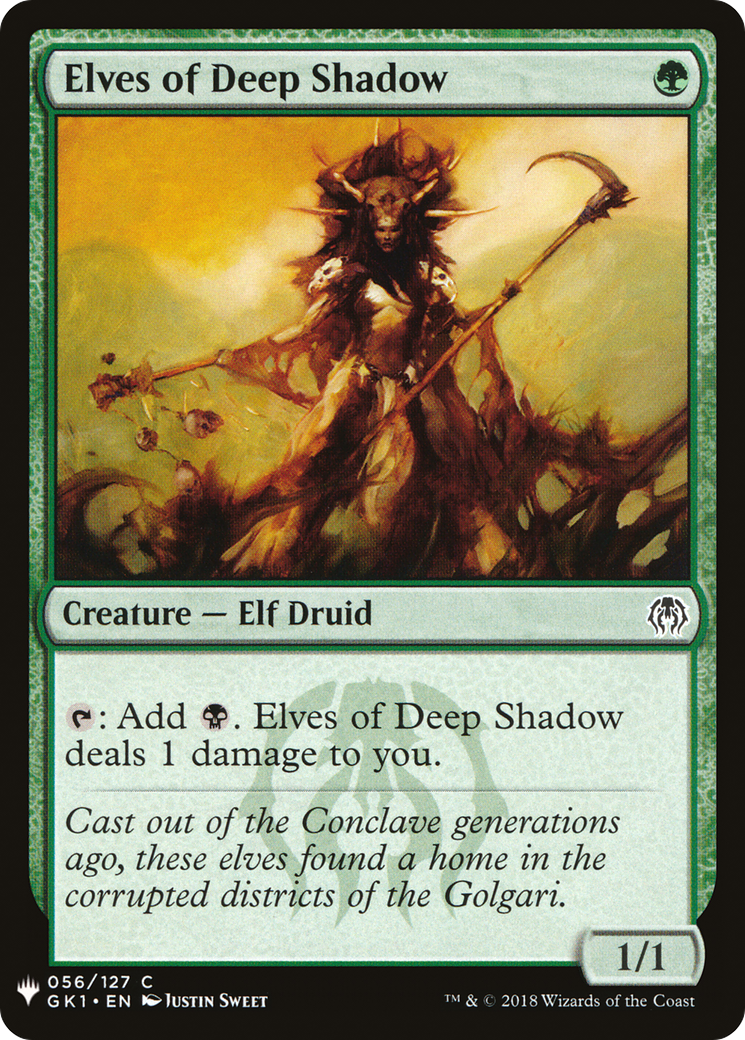 Elves of Deep Shadow (LIST-056)  - The List