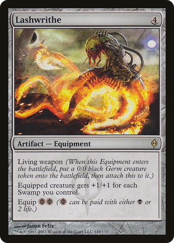 Lashwrithe (NPH-143)  Foil - New Phyrexia