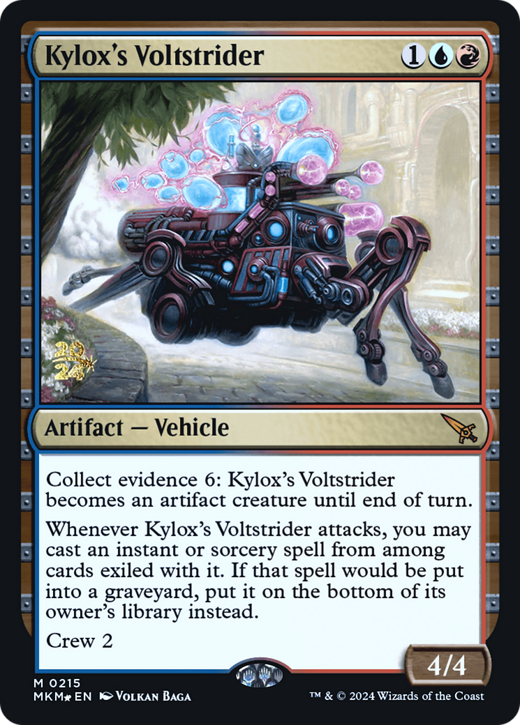Kylox's Voltstrider (PRE-215)  Foil - Murders at Karlov Manor Promos