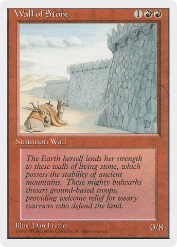 Wall of Stone (4ED-)  - Fourth Edition