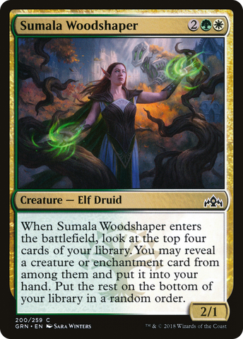 Sumala Woodshaper (GRN-200)  Foil - Guilds of Ravnica