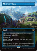 Mistrise Village (Borderless) (TDM-397)  - Tarkir: Dragonstorm