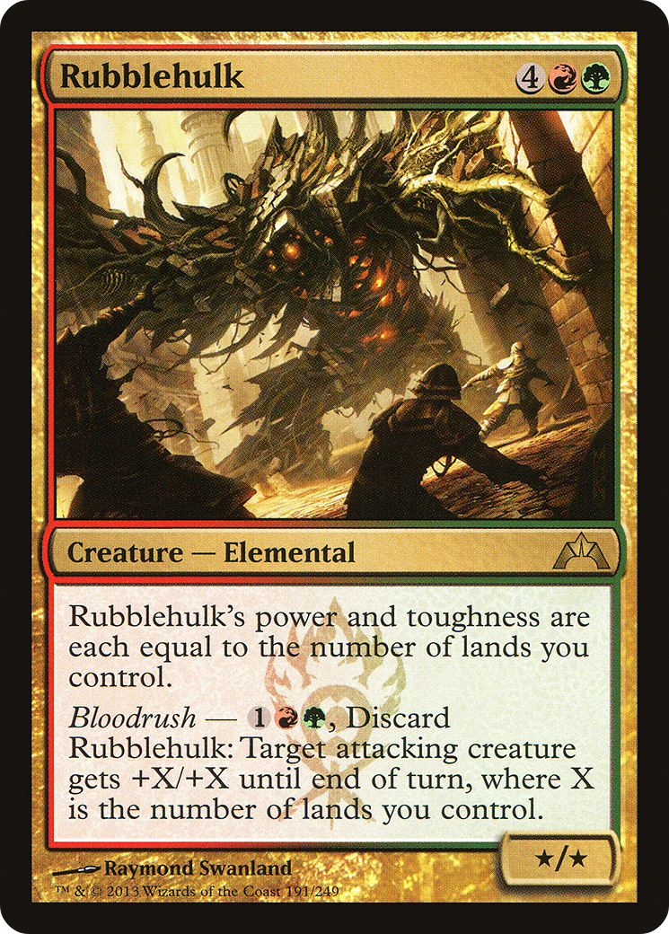 Rubblehulk (GTC-191)  Foil - Gatecrash