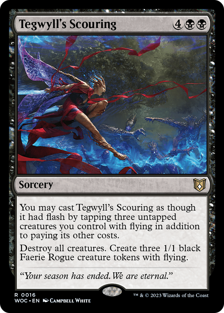 Tegwyll's Scouring (WOC-016)  - Wilds of Eldraine Commander