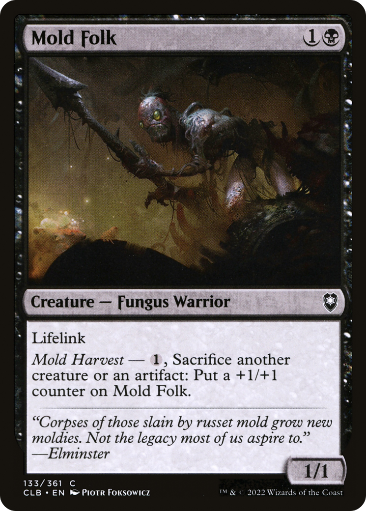 Mold Folk (CLB-133)  Foil - Commander Legends: Battle for Baldur's Gate