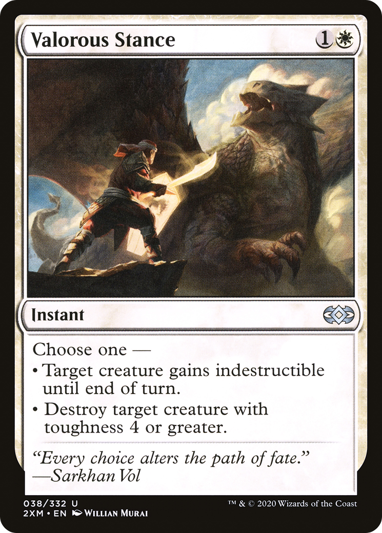 Valorous Stance (2XM-038)  - Double Masters