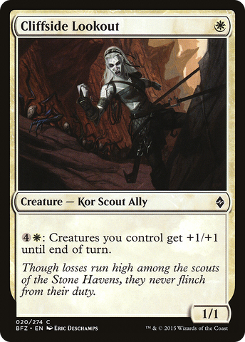 Cliffside Lookout (BFZ-020)  Foil - Battle for Zendikar