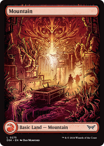 Mountain (275) - Full Art (DSK-275)  - Duskmourn: House of Horror