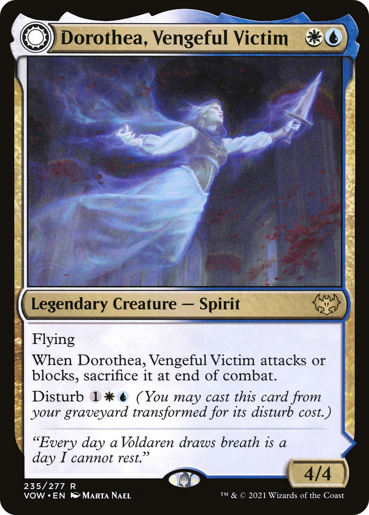 Dorothea, Vengeful Victim (VOW-235)  - Innistrad: Crimson Vow: (Double Faced Transform)