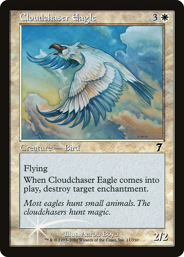 Cloudchaser Eagle (7ED-11★) - Seventh Edition Foil