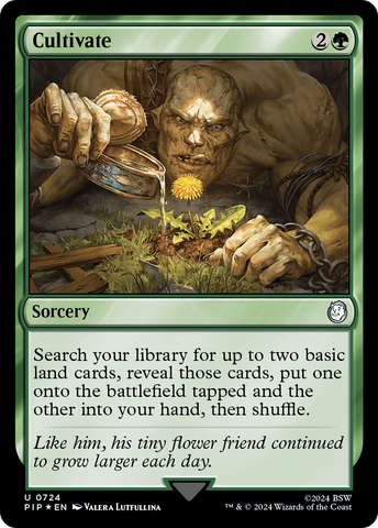 Cultivate (Surge Foil) (PIP-724)  Foil - Fallout