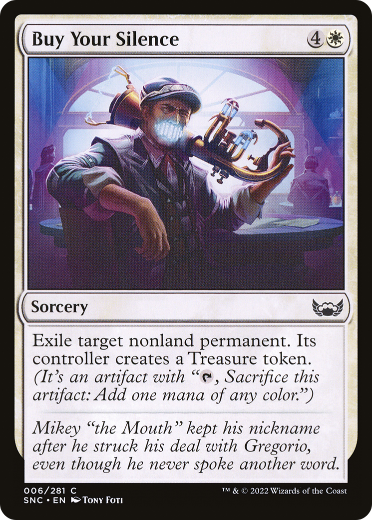 Buy Your Silence (SNC-006) - Streets of New Capenna Foil