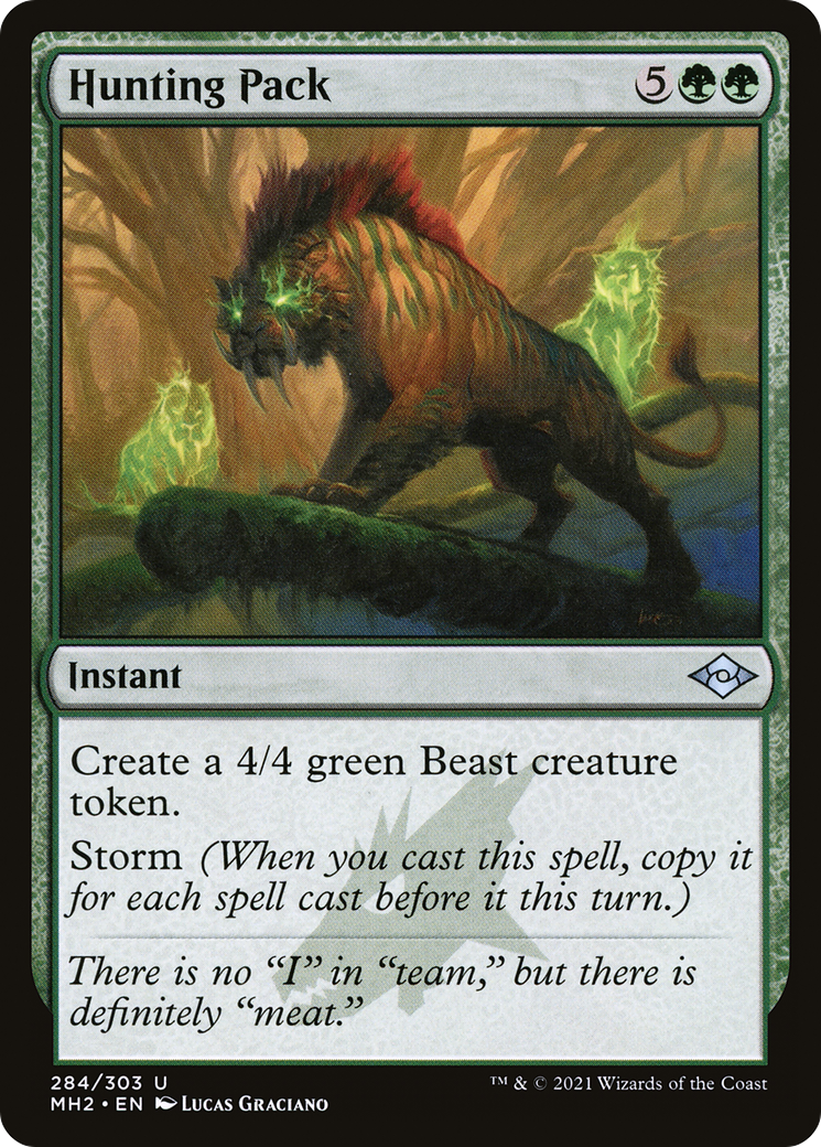 Hunting Pack (MH2-284)  Foil - Modern Horizons 2