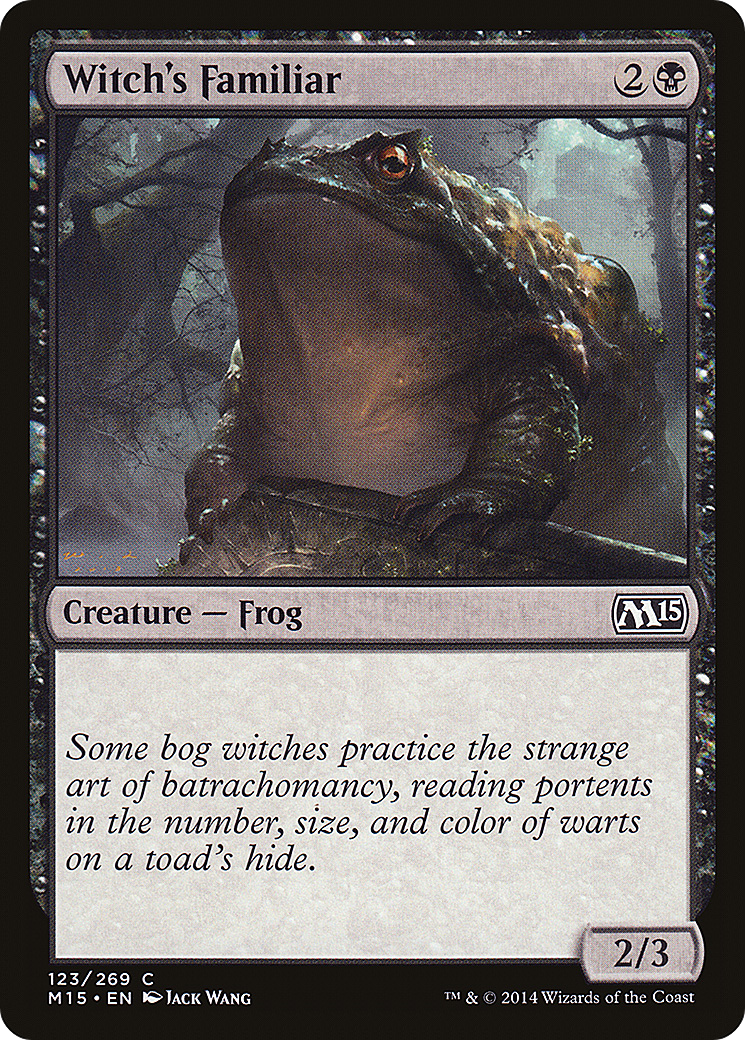Witch's Familiar (M15-123)  Foil - Magic 2015
