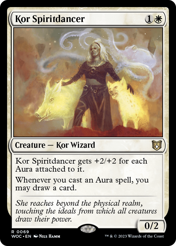 Kor Spiritdancer (WOC-069)  - Wilds of Eldraine Commander