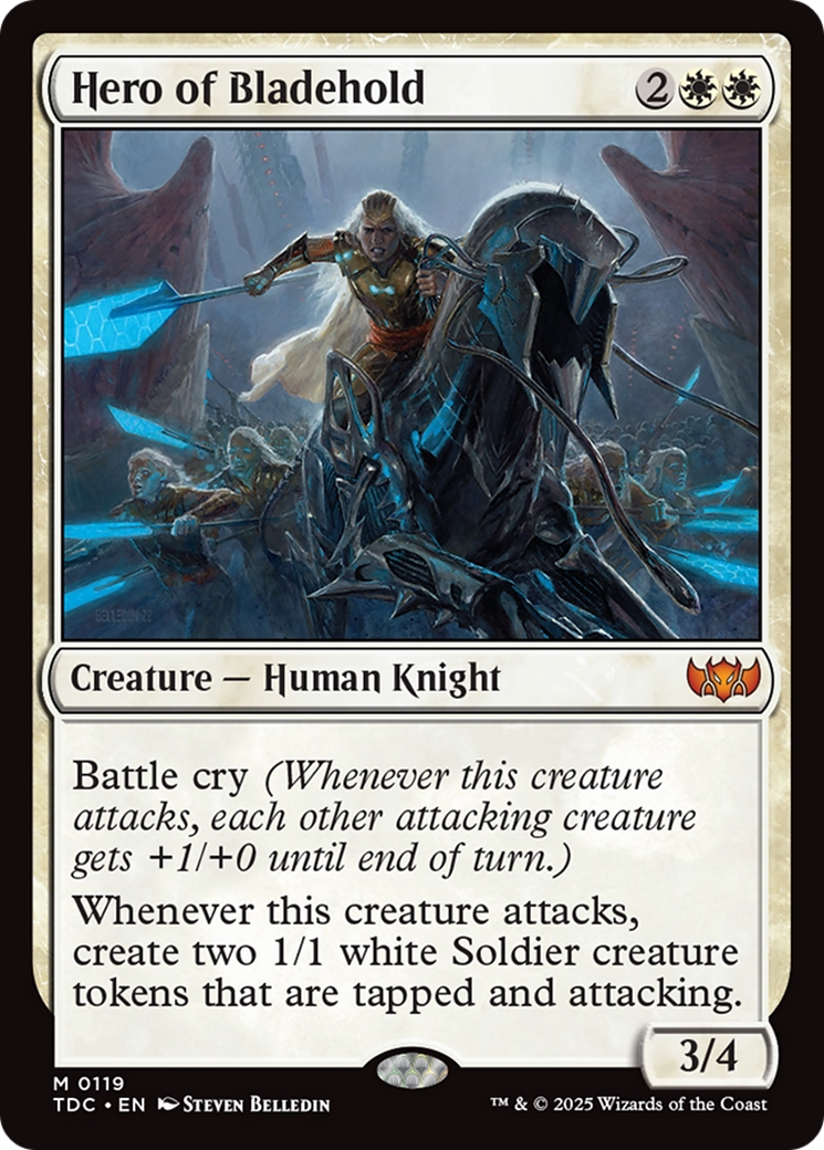 Hero of Bladehold (TDC-119)  - Commander: Tarkir: Dragonstorm