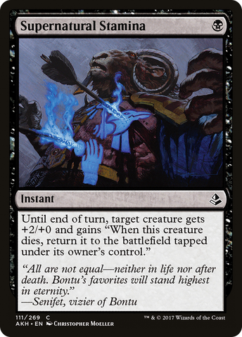 Supernatural Stamina (AKH-111)  - Amonkhet