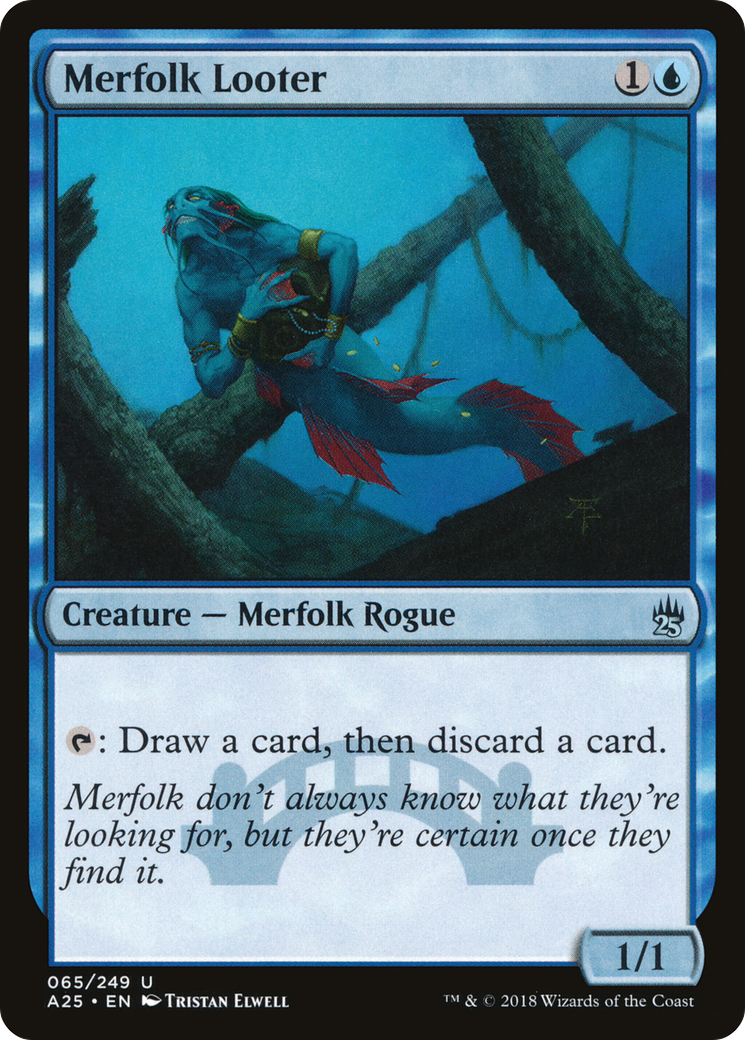 Merfolk Looter (A25-065)  Foil - Masters 25