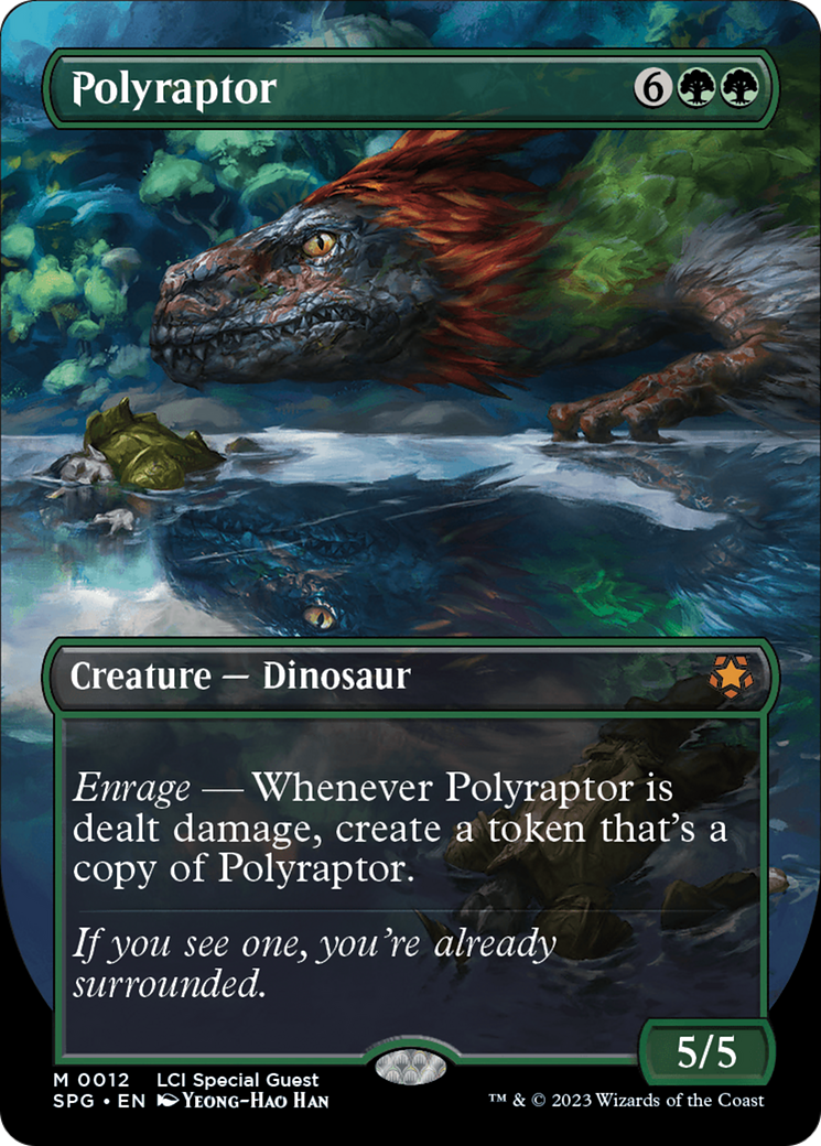 Polyraptor (Borderless) (SPG-012) - Special Guests (Borderless) Foil