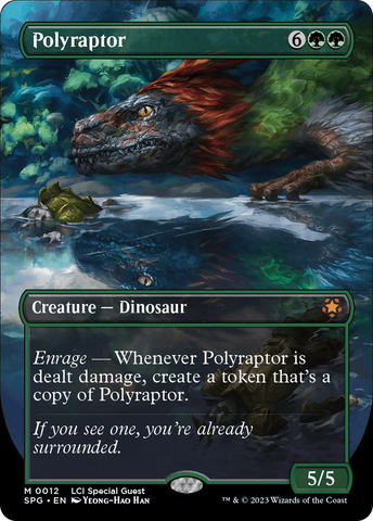 Polyraptor (Borderless) (SPG-012)  Foil - Special Guests