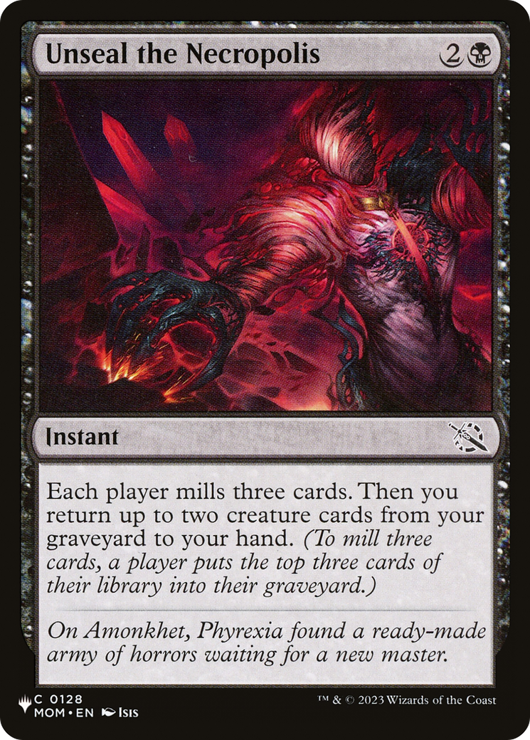 Unseal the Necropolis (LIST-MOM-128)  - The List