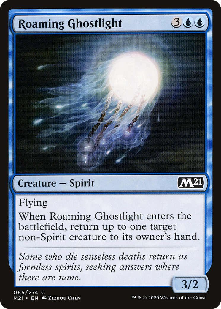 Roaming Ghostlight (M21-065)  - Core Set 2021
