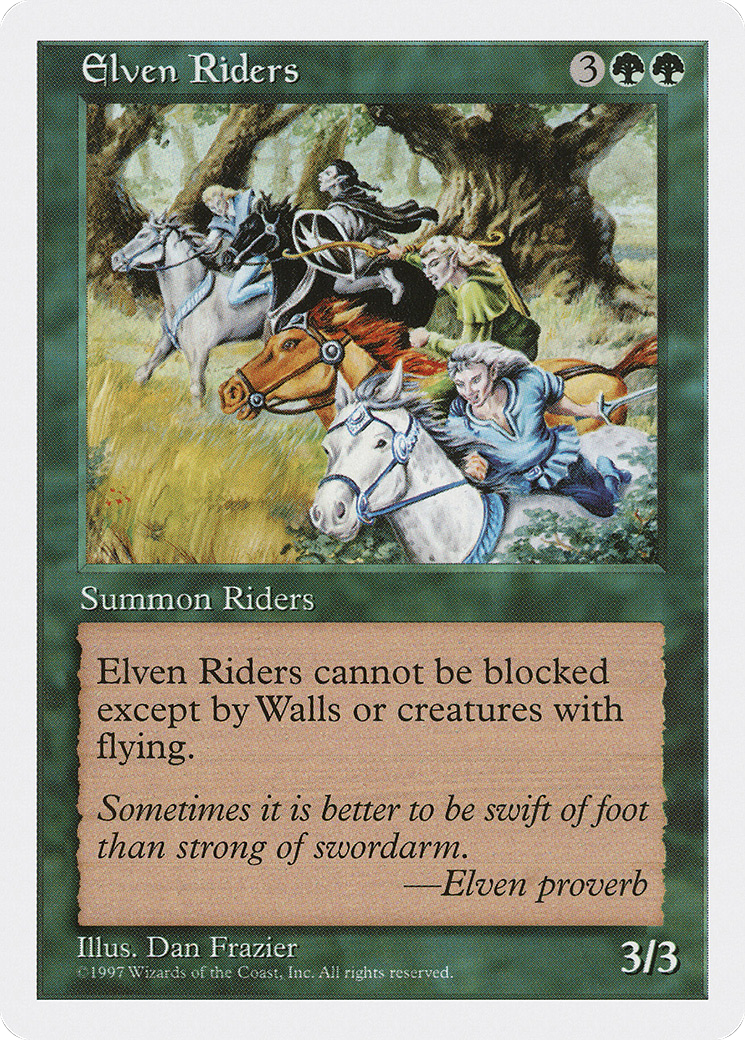 Elven Riders (5ED-)  - Fifth Edition