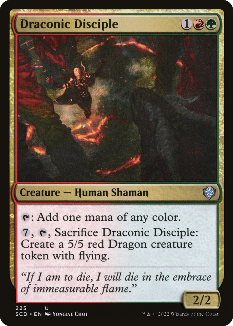 Draconic Disciple (SCD-225)  - Starter Commander Decks