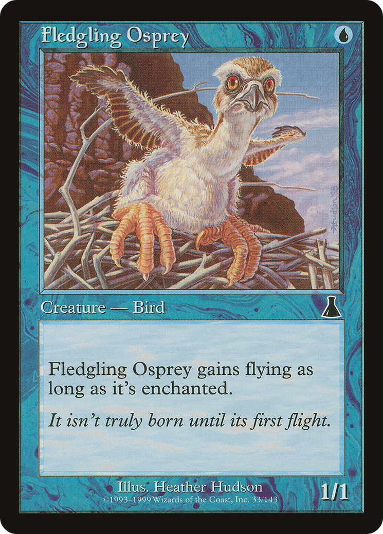 Fledgling Osprey (UDS-033)  - Urza's Destiny