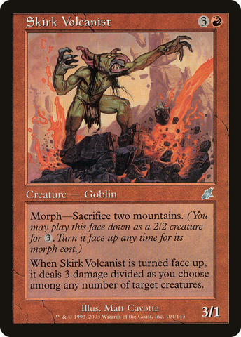 Skirk Volcanist (SCG-104) - Scourge Foil