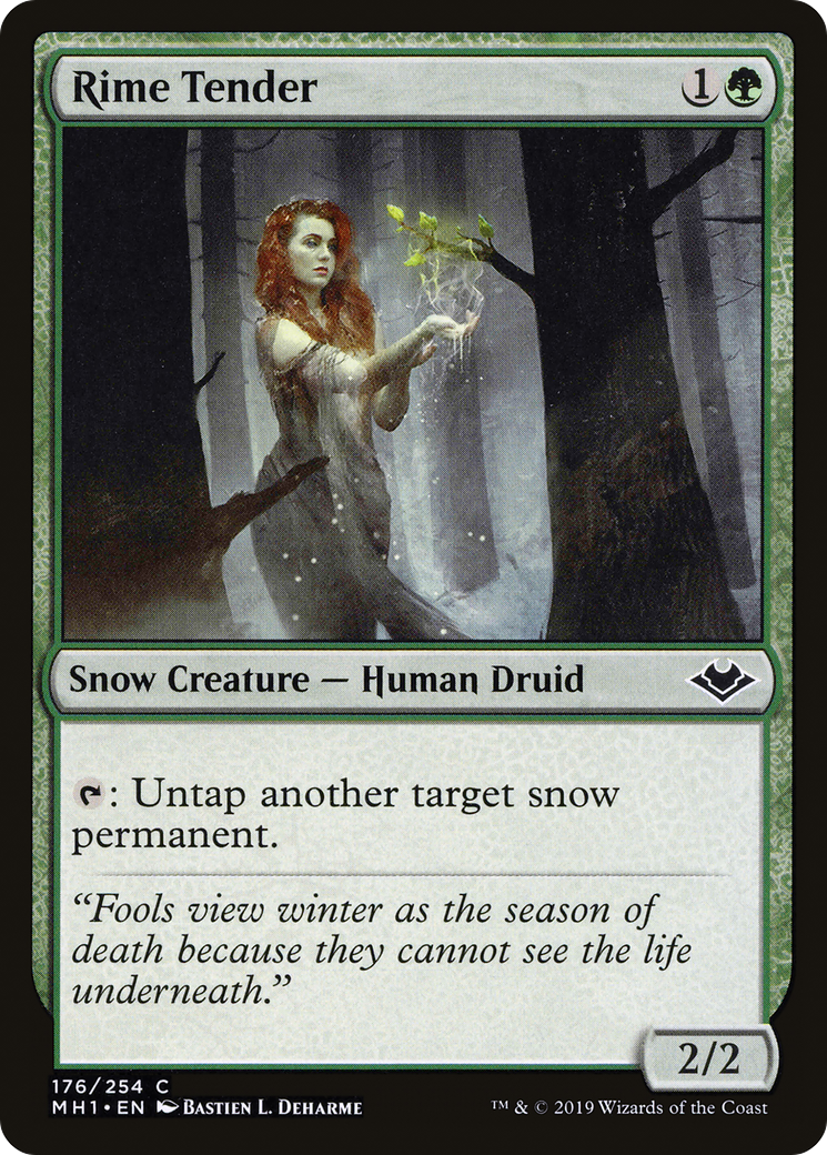 Rime Tender (MH1-176)  Foil - Modern Horizons