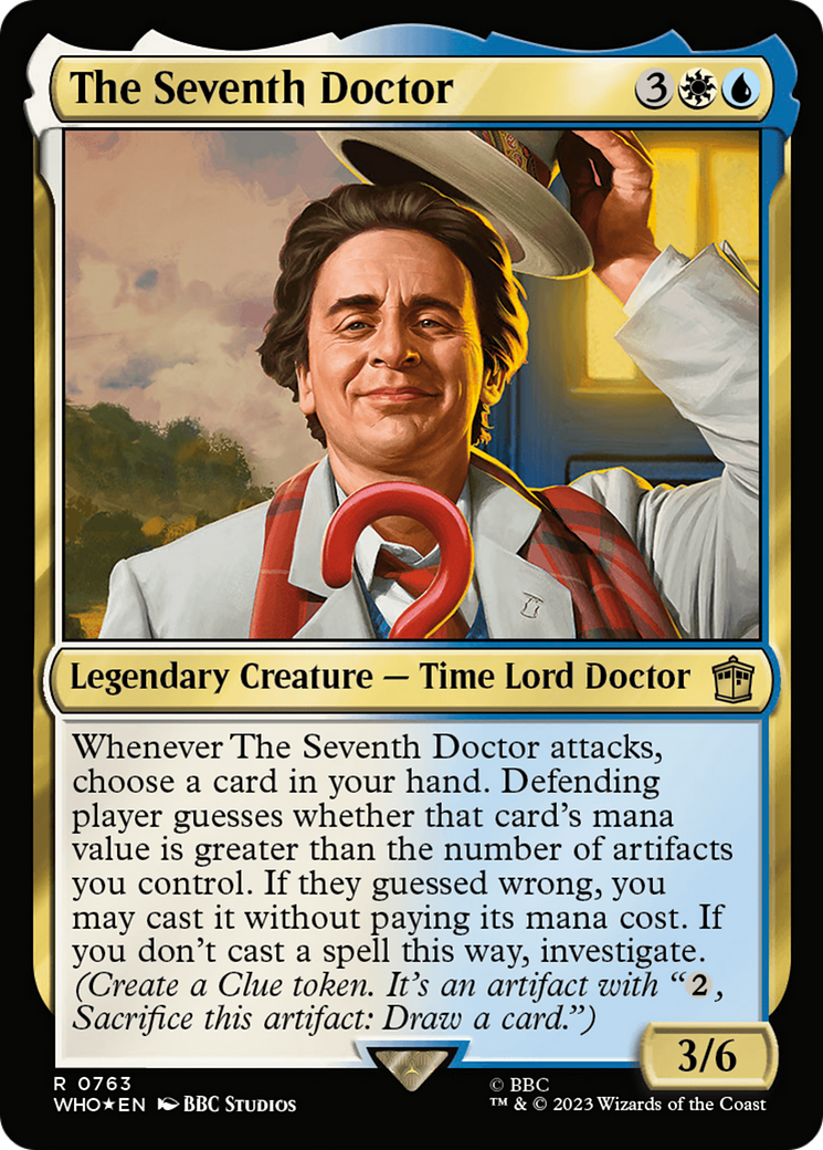 The Seventh Doctor (Surge Foil) (WHO-763)  Foil - Doctor Who