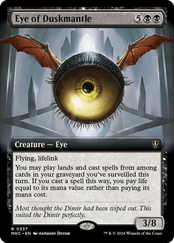 Eye of Duskmantle (Extended Art) (MKC-337)  - Murders at Karlov Manor Commander: (Extended Art)
