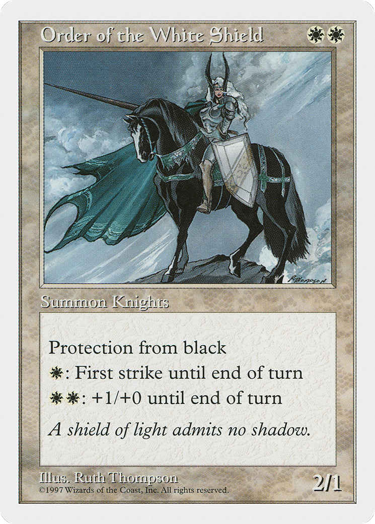 Order of the White Shield (5ED-)  - Fifth Edition