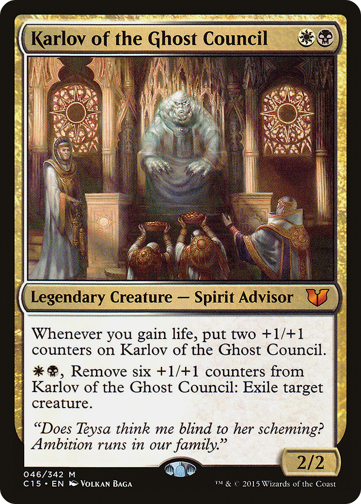 Karlov of the Ghost Council (C15-046)  - Commander 2015