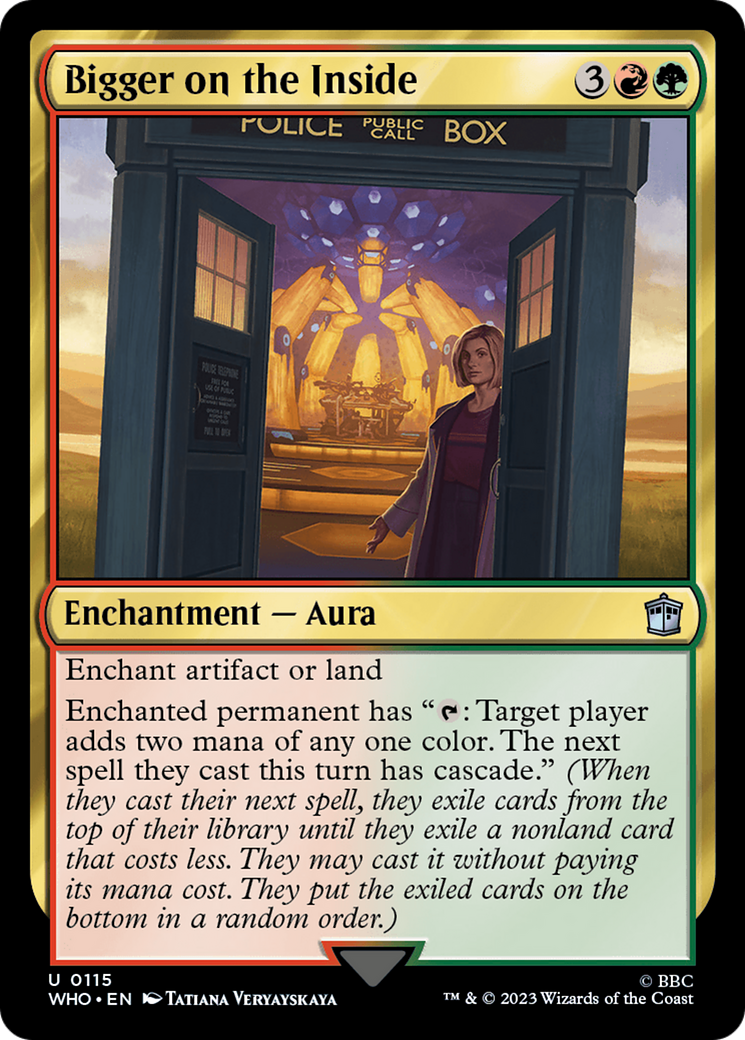 Bigger on the Inside (WHO-115)  Foil - Doctor Who