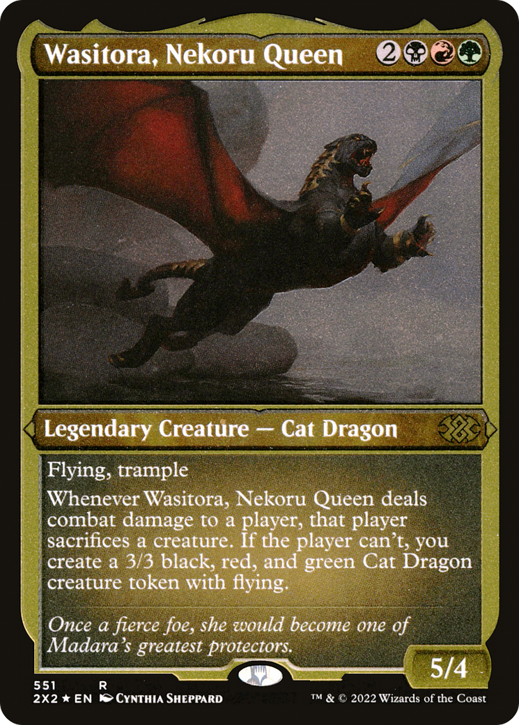 Wasitora, Nekoru Queen (Foil Etched) (2X2-551)  Foil - Double Masters 2022