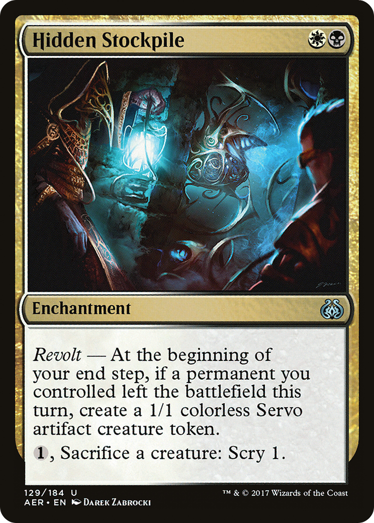 Hidden Stockpile (AER-129)  Foil - Aether Revolt