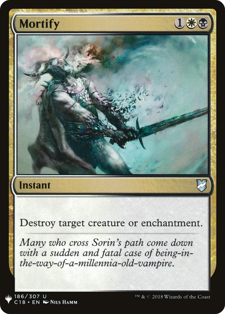 Mortify (C18) (LIST-186)  - The List