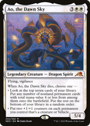 Ao, the Dawn Sky (NEO-002)  Foil - Kamigawa: Neon Dynasty