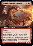 Realm-Scorcher Hellkite (Extended Art) (WOE-350)  - Wilds of Eldraine: (Extended Art)