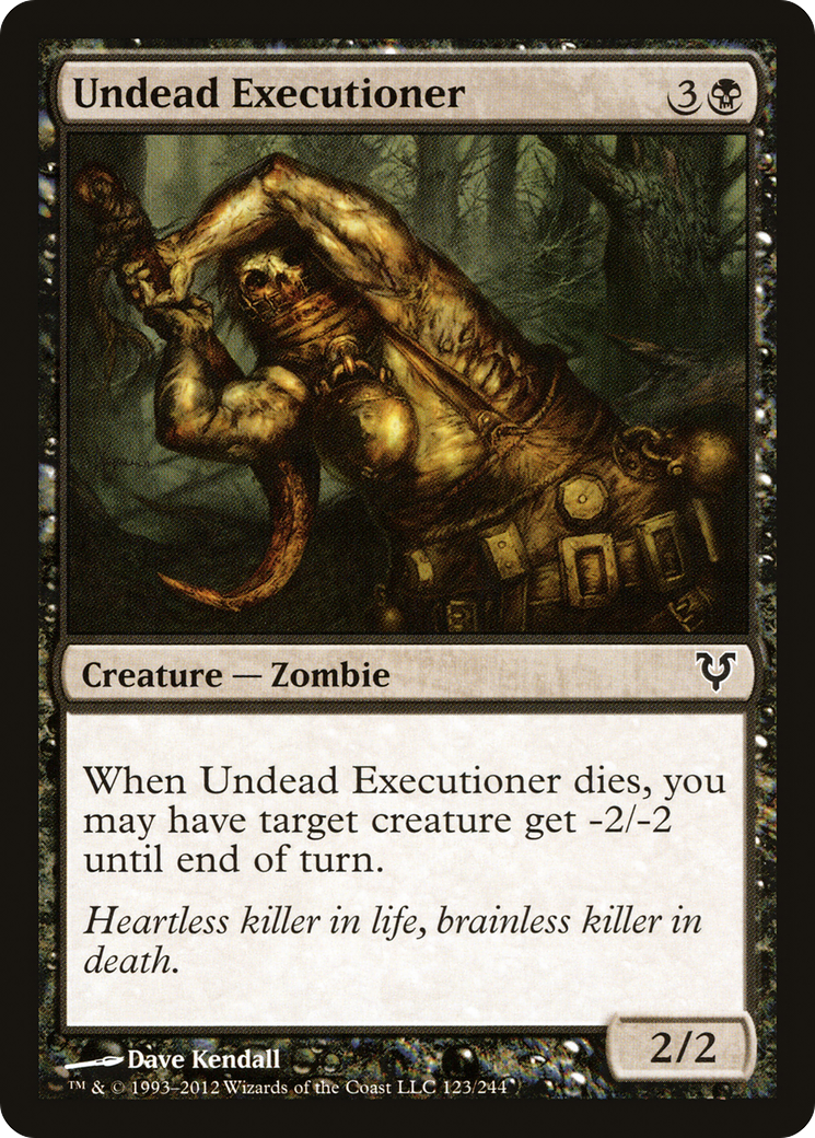 Undead Executioner (AVR-123)  - Avacyn Restored