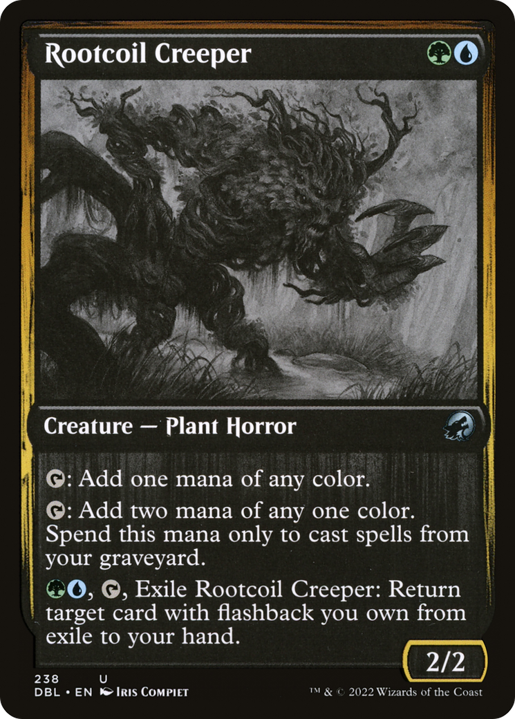 Rootcoil Creeper (DBL-238)  Foil - Innistrad: Double Feature