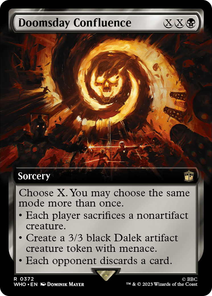 Doomsday Confluence (Extended Art) (WHO-372)  Foil - Doctor Who: (Extended Art)