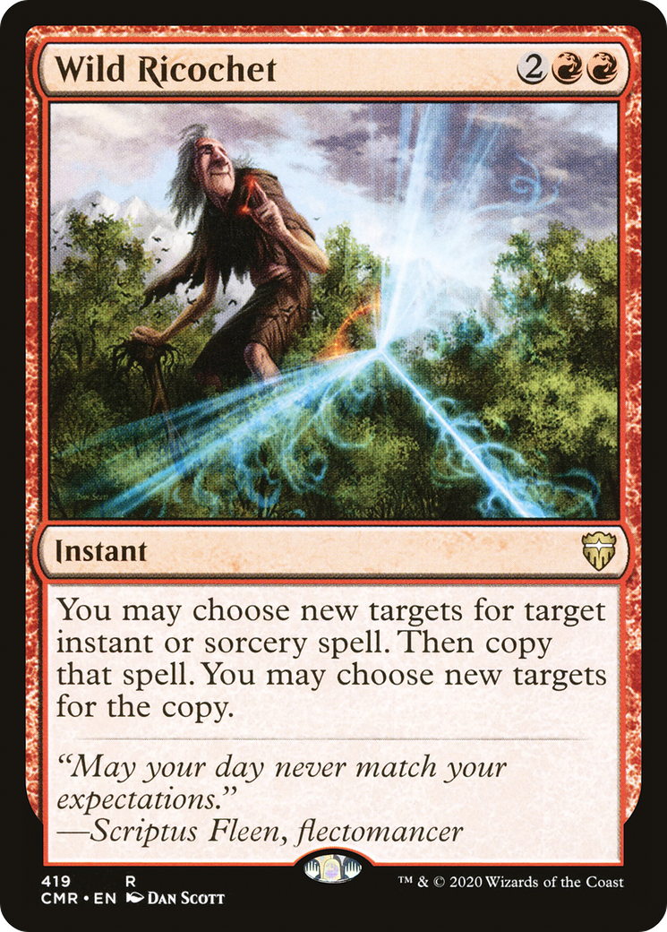 Wild Ricochet (CMR-419)  - Commander Legends