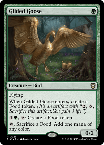 Gilded Goose (BLC-221)  - Bloomburrow Commander